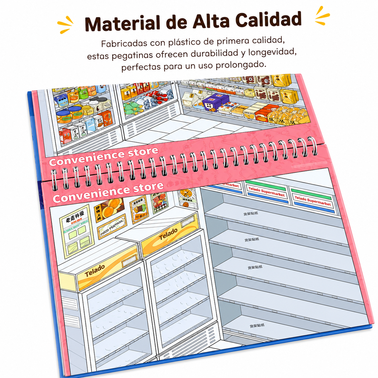 Libro de Dioramas con Pegatinas 3D