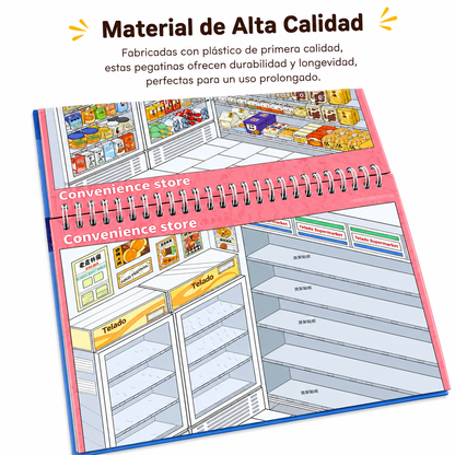 Libro de Dioramas con Pegatinas 3D